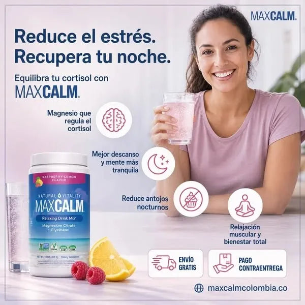 max calm 454g orig con reg invima